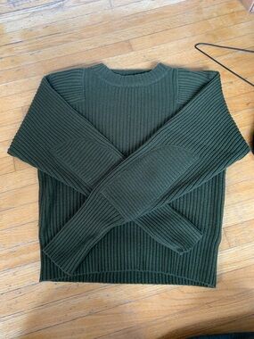 anine bing army inspired sweater